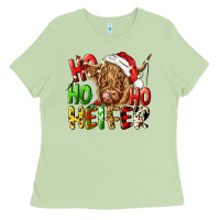 Matcha ho ho ho heifer Ladies Tee - CowGirlArtShop