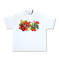 White Bonita Urban Heavy Tee - FaDigitalArtStudio