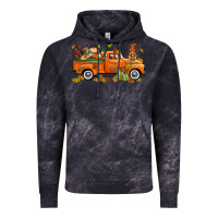 Cloud Black thanksgiving truck with gnome bbs Vintage Hoodie - BundleAndBundleShop
