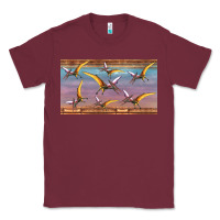 Burgundy dinosaur pterodactyl sippy cup Classic Tee - Artiststas
