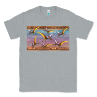 Heather Grey dinosaur pterodactyl sippy cup Classic Tee - Artiststas