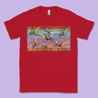 Dinosaur Pterodactyl Sippy Cup Classic Tee Designed By Artiststas