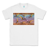 White dinosaur pterodactyl sippy cup Classic Tee - Artiststas