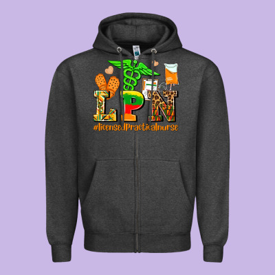 Lpn Juneteenth Licensed Practical Nurse Zipper Hoodie Designed By Adodesignshop