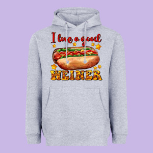 I Love A Good Weiner Heavyweight Hoodie Designed By Adodesignshop