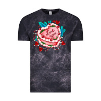 Cloud Black valentines day cakes olivia creates design Vintage Tee - OliviaCreatesArt
