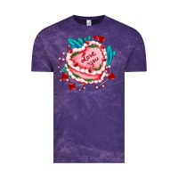 Cloud Purple valentines day cakes olivia creates design Vintage Tee - OliviaCreatesArt