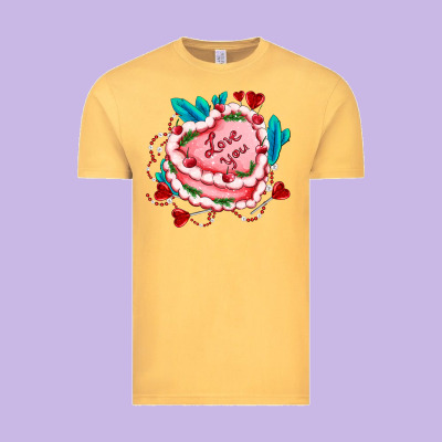 Valentines Day Cakes Olivia Creates Design Vintage Tee Designed By Oliviacreatesart
