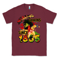 Burgundy breaking chains since 1865 Classic Tee - CowGirlArtShop