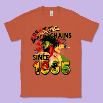 Breaking Chains Since 1865 Classic Tee Designed By Cowgirlartshop