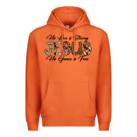 Carrot His Love is Strong Jesus His Grace is Free Premium Hoodie - CowhideDigitalArt