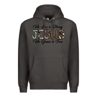Smoke His Love is Strong Jesus His Grace is Free Premium Hoodie - CowhideDigitalArt