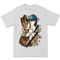 Lightning Bolt Baseball Premium Tee | Teevron