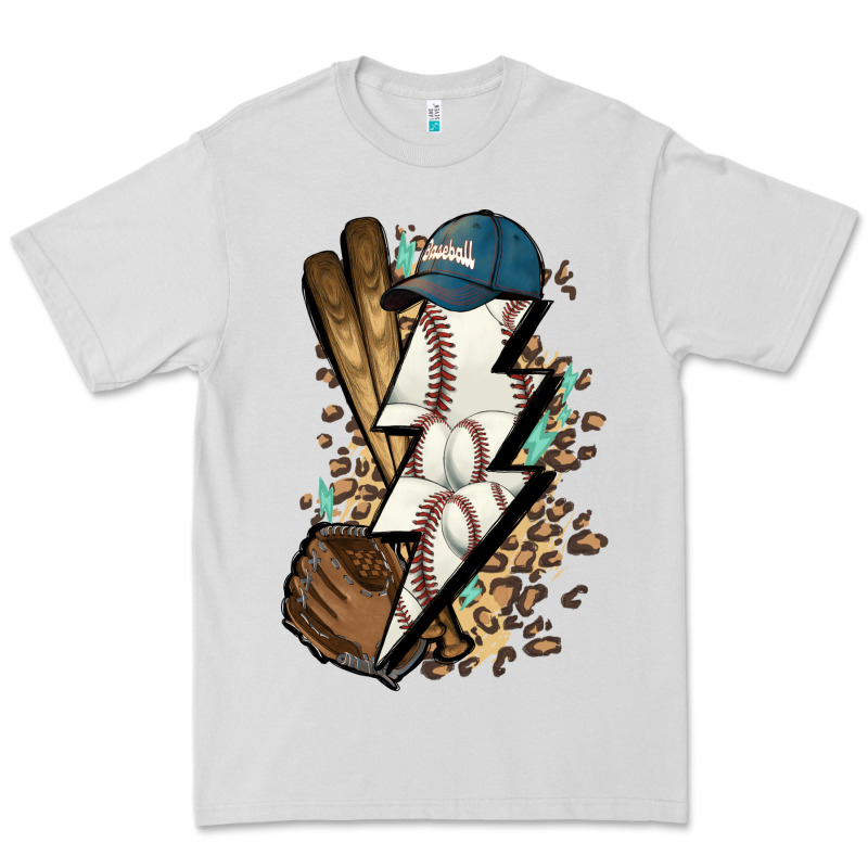 Lightning Bolt Baseball Premium Tee by HowdyJamesFarm | Teevron
