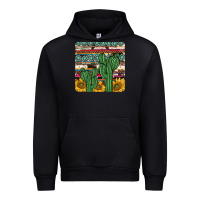 Black cactus sunflower coaster Urban Hoodie - JahusDesignShop