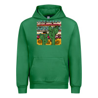 Emerald cactus sunflower coaster Urban Hoodie - JahusDesignShop