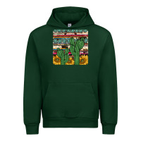 Foreset Green cactus sunflower coaster Urban Hoodie - JahusDesignShop