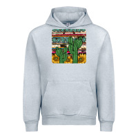 Heather Grey cactus sunflower coaster Urban Hoodie - JahusDesignShop
