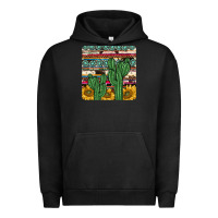 Pigment Black cactus sunflower coaster Urban Hoodie - JahusDesignShop