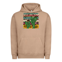 Pigment Burro cactus sunflower coaster Urban Hoodie - JahusDesignShop