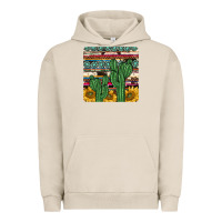 Pigment French Oak cactus sunflower coaster Urban Hoodie - JahusDesignShop