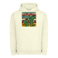 Pigment Pistachio cactus sunflower coaster Urban Hoodie - JahusDesignShop