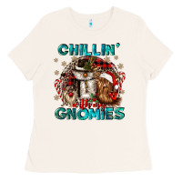 Bone chillin with my gnomies Ladies Tee - CowGirlArtShop