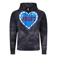Cloud Black valentine's day hearts Vintage Hoodie - FaDigitalArtStudio