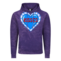 Cloud Purple valentine's day hearts Vintage Hoodie - FaDigitalArtStudio