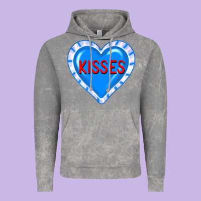 Valentine's Day Hearts Vintage Hoodie Designed By Fadigitalartstudio