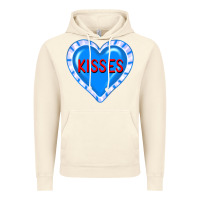 Vintage Artic valentine's day hearts Vintage Hoodie - FaDigitalArtStudio