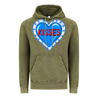 Vintage Olive valentine's day hearts Vintage Hoodie - FaDigitalArtStudio