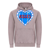 Vintage Zinc valentine's day hearts Vintage Hoodie - FaDigitalArtStudio