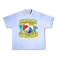 Grape Ice Sunshine on my mind Urban Heavy Tee - FaDigitalArtStudio