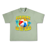 Oil Green Sunshine on my mind Urban Heavy Tee - FaDigitalArtStudio