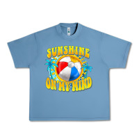 Pebble Blue Sunshine on my mind Urban Heavy Tee - FaDigitalArtStudio