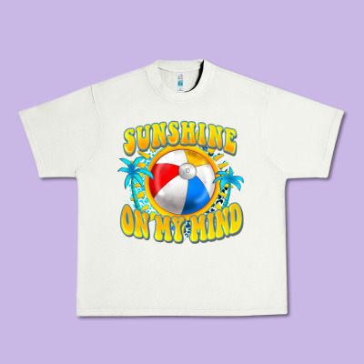 Sunshine On My Mind Urban Heavy Tee Designed By Fadigitalartstudio
