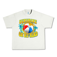 Pistachio Sunshine on my mind Urban Heavy Tee - FaDigitalArtStudio