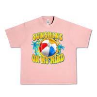 Salmon Sunshine on my mind Urban Heavy Tee - FaDigitalArtStudio