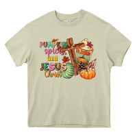 Mossy Pumpkin spice and Jesus christ Heavy Core Tee - NancyCooperArtShop