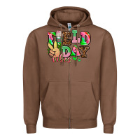 Chestnut field day vibes Zipper Hoodie - AdoDesignShop