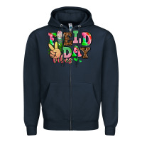 Navy field day vibes Zipper Hoodie - AdoDesignShop