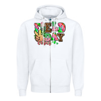 White field day vibes Zipper Hoodie - AdoDesignShop