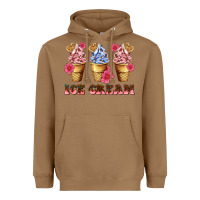 Floral Ice Cream Heavyweight Hoodie | Teevron