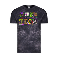 Cloud Black mardi gras pharmacy tech Vintage Tee - OliviaCreatesArt