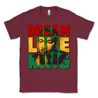 Burgundy dream like king martin luther Classic Tee - CowGirlArtShop