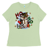 Ho Ho Ho Snowman Gnome Ladies Tee | Teevron