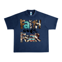 Navy Western Faith Over Fear Urban Heavy Tee - FaDigitalArtStudio