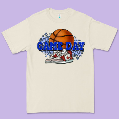 Game Day Basketball Premium Tee Designed By Howdyjamesfarm