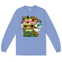 Colony Blue Minnesota State Map Long Sleeve Tee - RanaPortraitStore